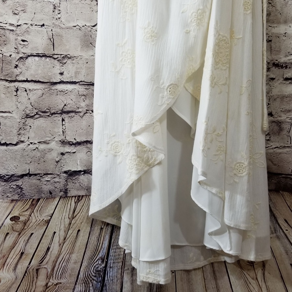 Chelsea & Violet Cream Wrap Sundress Dress - Picture 2 of 8